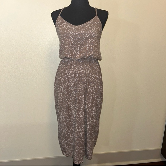 Prana Ayla Midi Dress - Chic Brown and Blue - Picture 2 of 11